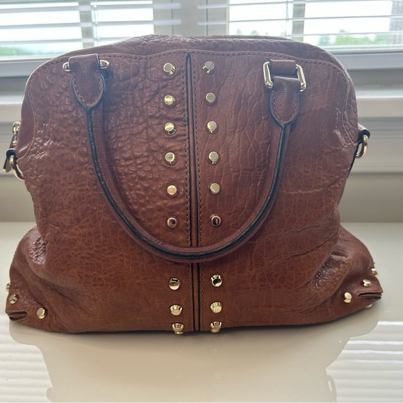 🔥🔥🔥GORGEOUS MICHAEL KORS VINTAGE Camel Colored Pebbled Leather Handbag!🤩🤩🤩 - Picture 3 of 13